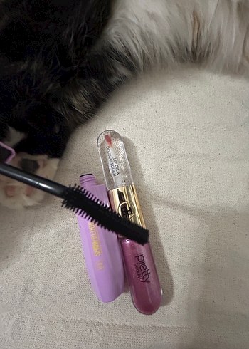 Pastel Maskara + Pretty Beauty Lip Oil - Görsel 4