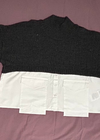 LC Waikiki Füme Gömlek Triko - Görsel 5