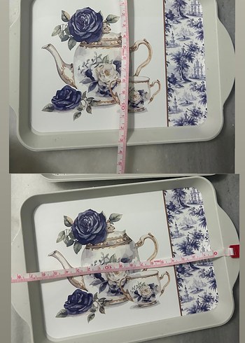 4lü Desenli Sunum Tepsisi - Görsel 5