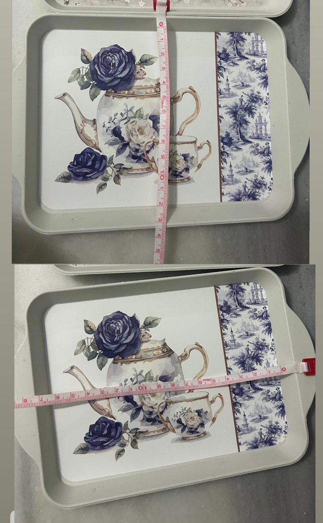 4lü Desenli Sunum Tepsisi - Görsel 5