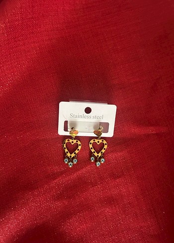 Sallantılı çelik küpe - Görsel 4