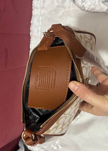 Coach Beyaz Desenli Kadın Çanta - Görsel 9