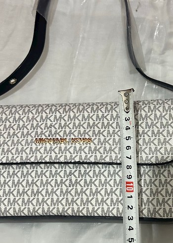 Beyaz Michael Kors Klasik Omuz Çantası - Görsel 4