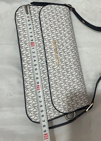 Beyaz Michael Kors Klasik Omuz Çantası - Görsel 5