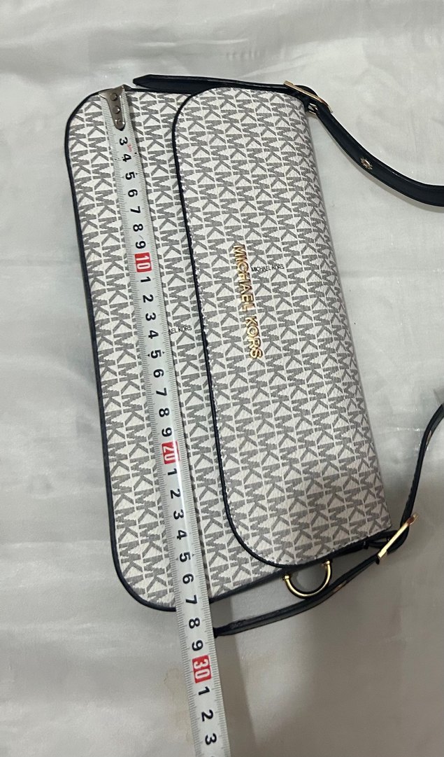 Beyaz Michael Kors Klasik Omuz Çantası - Görsel 5