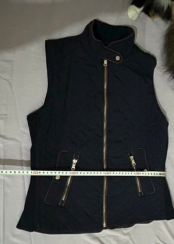 Kadın Lacivert Kapitone Yelek - Görsel 5