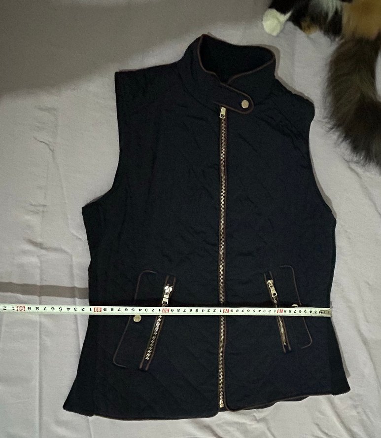 Kadın Lacivert Kapitone Yelek - Görsel 5