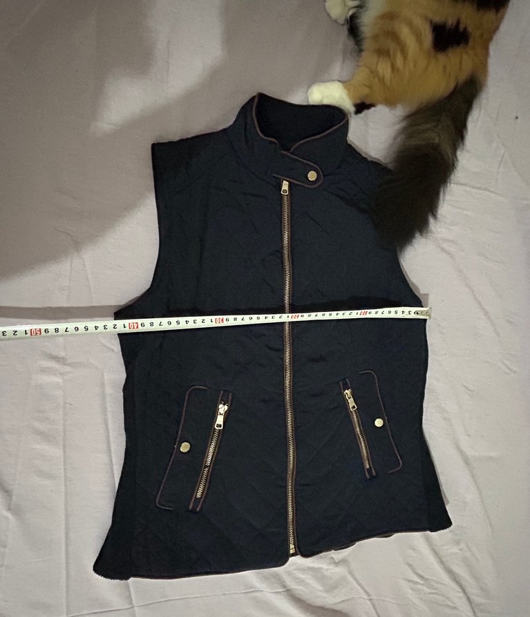 Kadın Lacivert Kapitone Yelek - Görsel 4