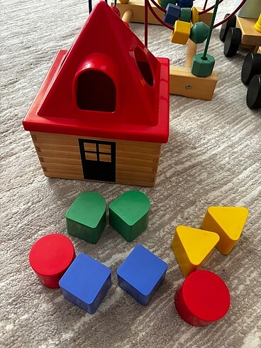Ikea Ikea ahşap eğitici oyuncaklar