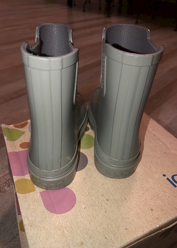 25 Beden gri Renk Gri Erkek Çocuk Lastik Botlar