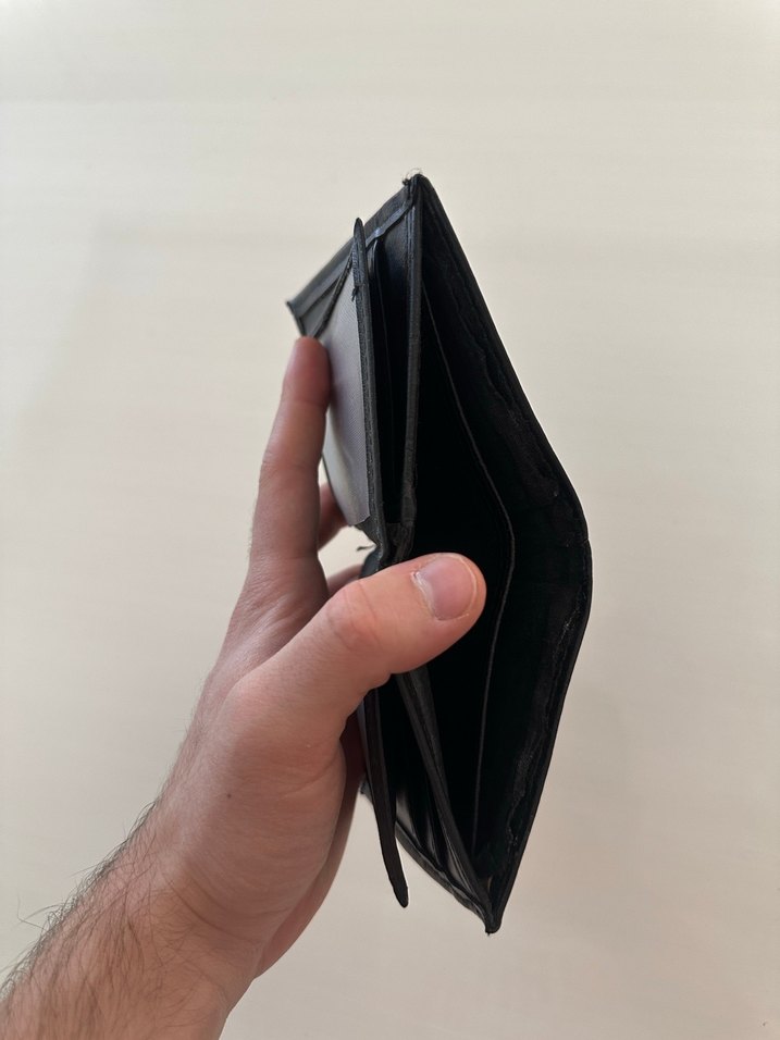 Siyah Erkek Deri Cüzdan - Görsel 5