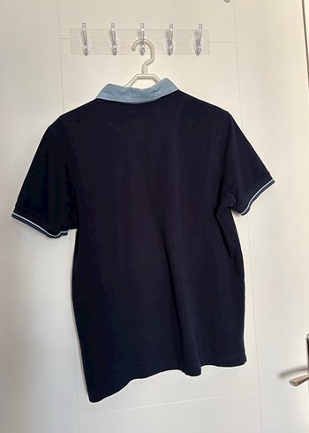 Lacivert Denim Yakalı Erkek Polo Tişört - Görsel 4