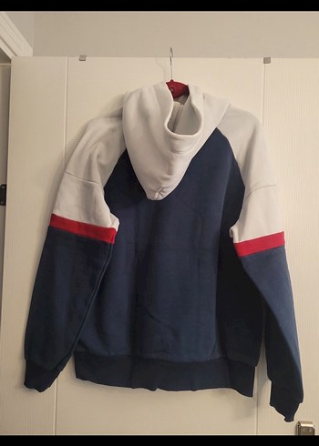 Erkek Çocuk Lacivert Kapüşonlu Sweatshirt - Görsel 3