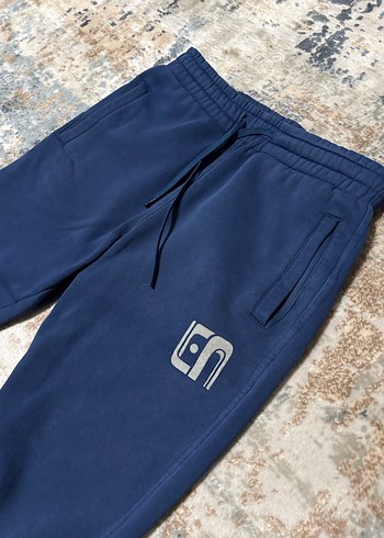 Lacivert Erkek Bol Kesim Eşofman Altı - Görsel 3