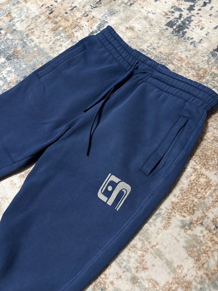 Lacivert Erkek Bol Kesim Eşofman Altı - Görsel 3