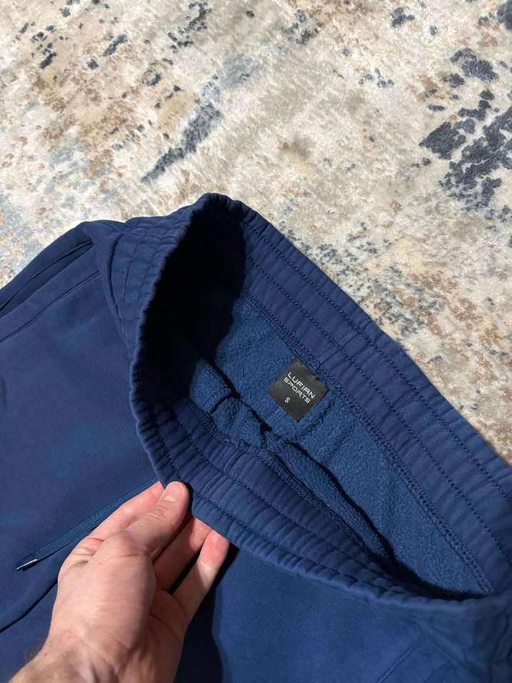 Lacivert Erkek Bol Kesim Eşofman Altı - Görsel 4