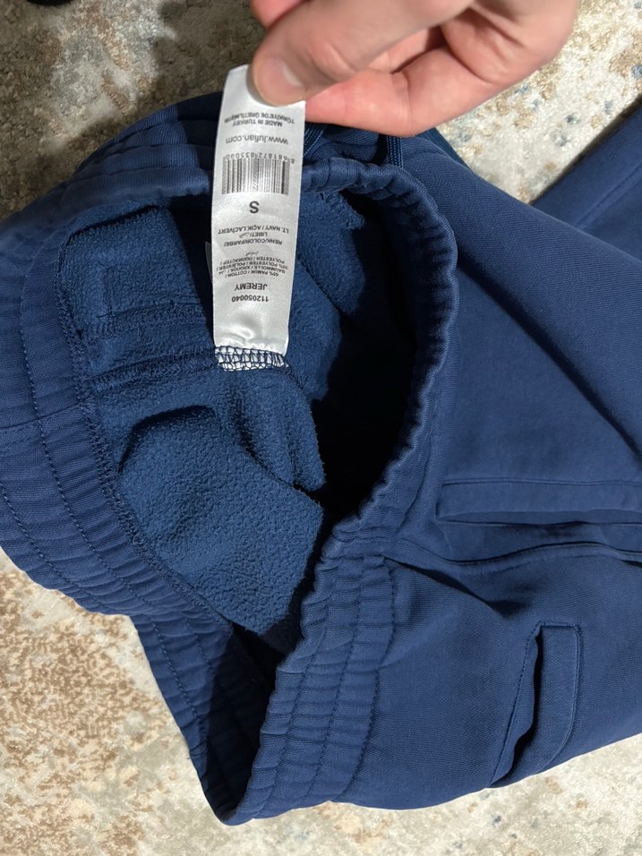 Lacivert Erkek Bol Kesim Eşofman Altı - Görsel 5