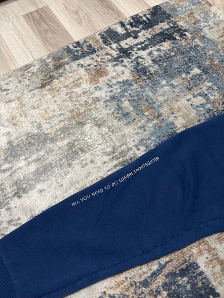 Lacivert Erkek Bol Kesim Eşofman Altı - Görsel 2