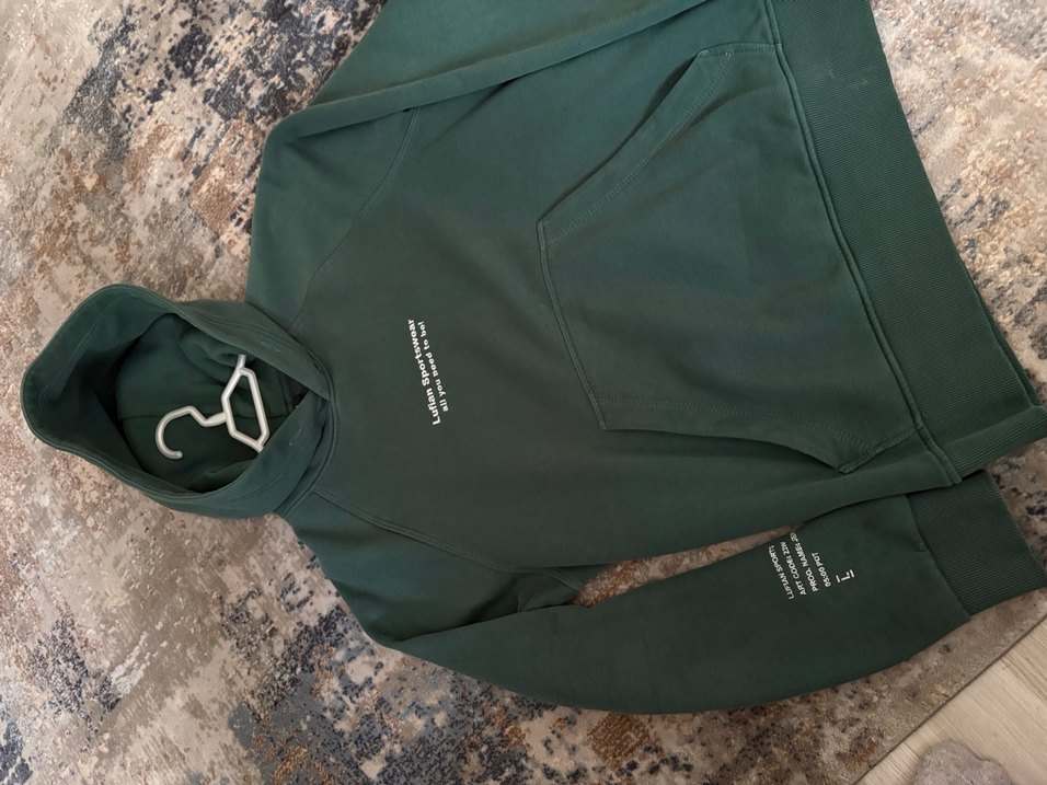 Yeşil Kapüşonlu Erkek Sweatshirt - Görsel 3