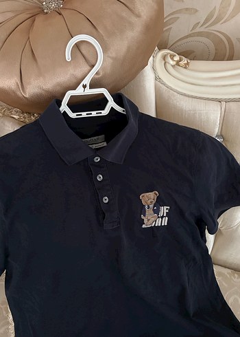 Erkek Siyah Pamuklu Düğmeli Polo Tişört - Görsel 3