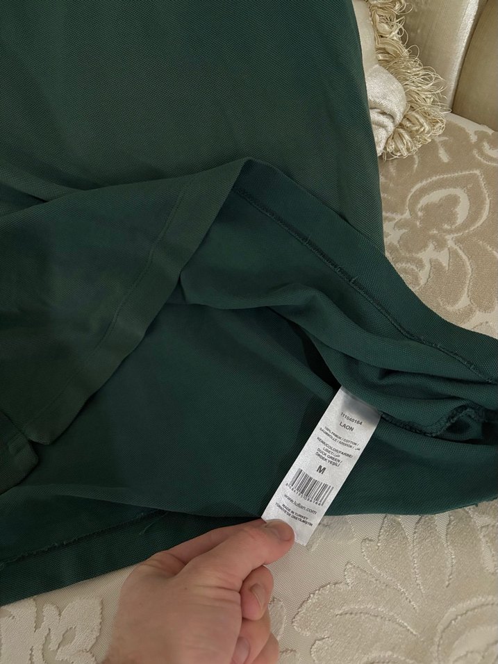 Erkek Koyu Yeşil Kısa Kollu Polo Tişört - Görsel 3