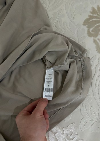 Bej Erkek Polo Tişört Düğmeli Kısa Kollu - Görsel 3