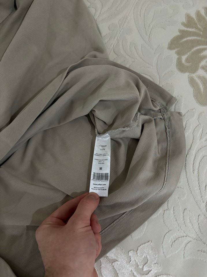 Bej Erkek Polo Tişört Düğmeli Kısa Kollu - Görsel 3