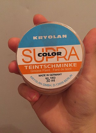 universal Beden ten rengi Renk kryolan supra color fondöten