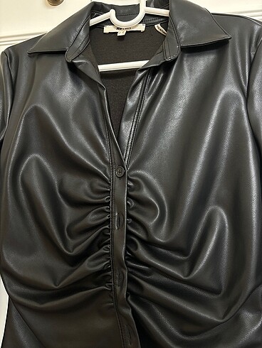 suni deri gömlek - Görsel 2