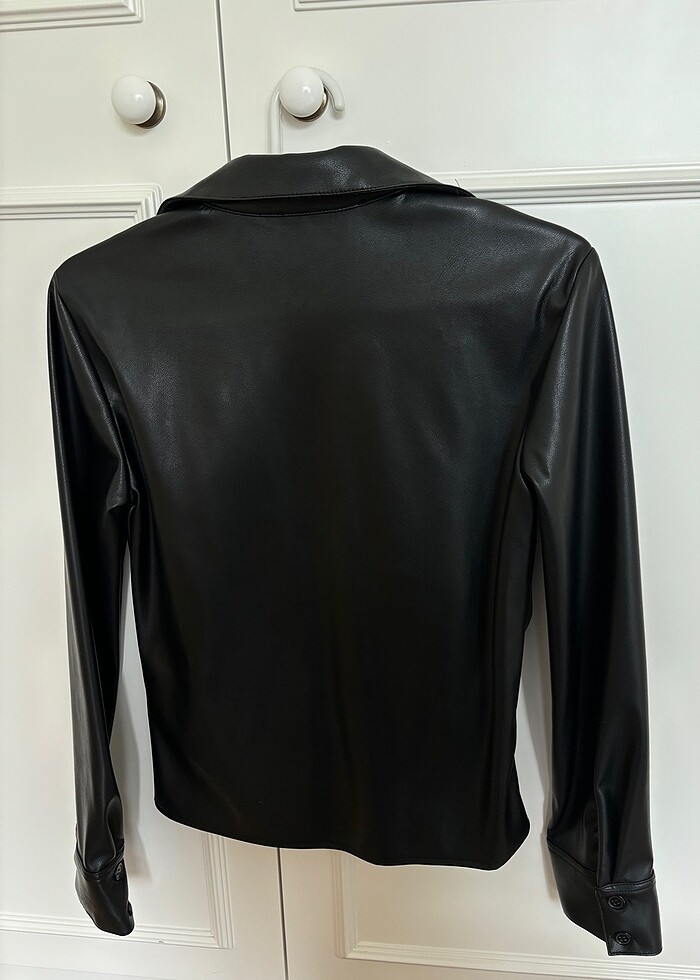 suni deri gömlek - Görsel 3