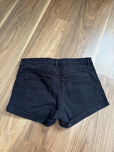 siyah mini şort - Görsel 2