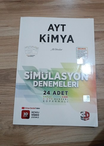 3D AYT Kimya Denemeleri