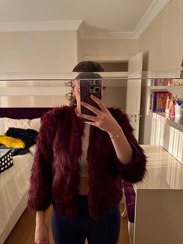 Stradivarius Peluş Kürk