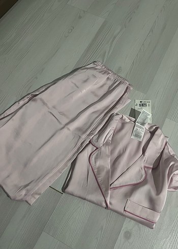 H&M Pembe Midi Kadın Normcore Pijama Takımı - Görsel 2