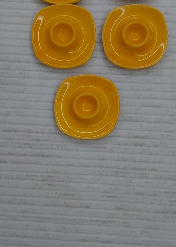 Sarı Soyut Desenli  yumurta  kabi - Görsel 3