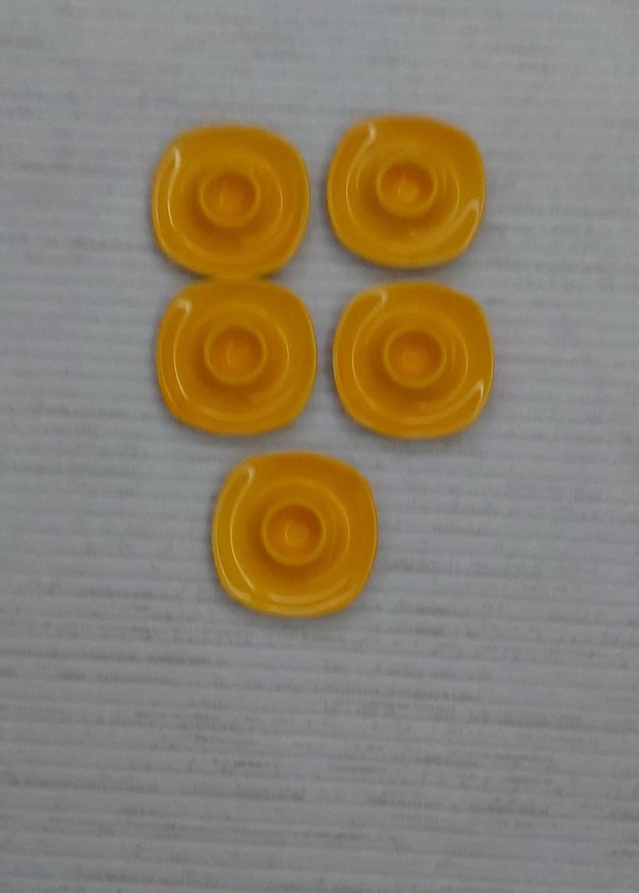 Sarı Soyut Desenli  yumurta  kabi - Görsel 2