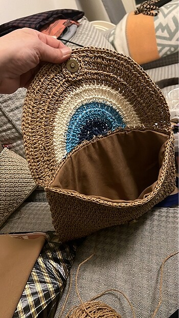 Mango Hasır clutch