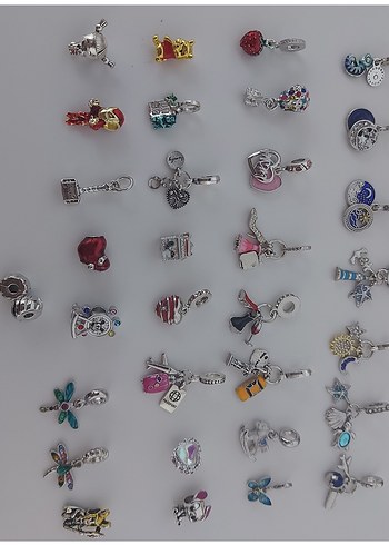 YENİ,ETİKETLİ 316 L PASLANMAZ ÇELİK PANDORA CHARMLAR. - Görsel 6