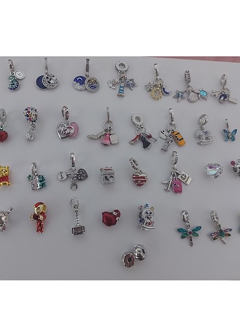 YENİ,ETİKETLİ 316 L PASLANMAZ ÇELİK PANDORA CHARMLAR. - Görsel 10