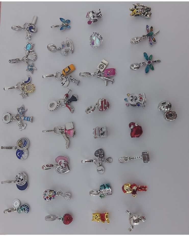 YENİ,ETİKETLİ 316 L PASLANMAZ ÇELİK PANDORA CHARMLAR. - Görsel 5