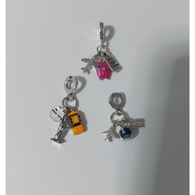 YENİ,316 L PAS.ÇELİK SEYAHAT SERİSİ PANDORA CHARMLAR. - Görsel 5