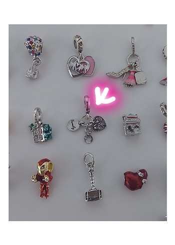YENİ,316 L ÇELİK FAMİLY PANDORA CHARM - Görsel 2
