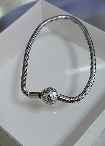 Pandora YENİ,PASLANMAZ ÇELİK TOP KLiPS PANDORA BiLEKLiK.