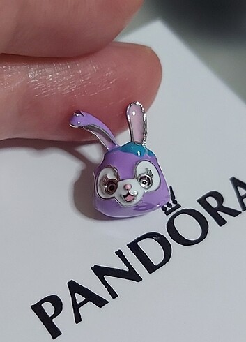 Pandora YENİ,ETİKETLİ DiSNEY SERİSİ SEVİMLİ TAVŞAN CHARM.