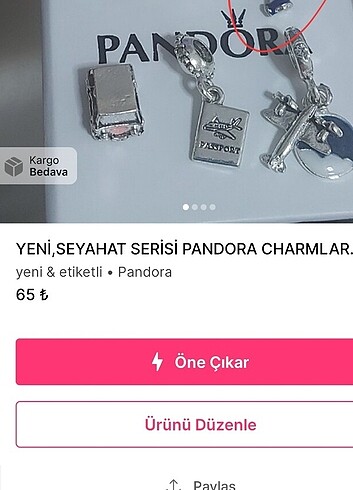  Beden 9 adet CHARM 