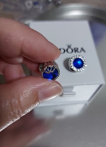 Pandora YENİ,MAVİ TAŞLI PANDORA CHARMLAR.
