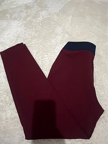 xs Beden bordo Renk Codentry marka çift renk kumaş pantolon