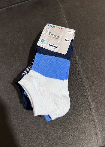 Erkek Çocuk Mavi Gri Çorap Seti - Görsel 3
