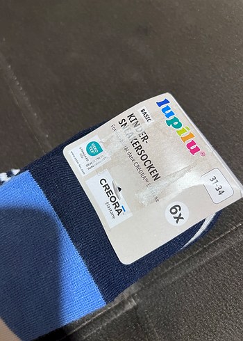 Erkek Çocuk Mavi Gri Çorap Seti - Görsel 2