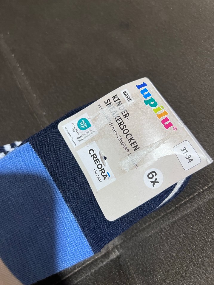 Erkek Çocuk Mavi Gri Çorap Seti - Görsel 2